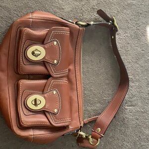 Coach, shoulder bag, brown